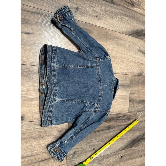 Tommy Hilfiger Baby Denim Jacket 12-18 Months Blue Jean Ruffle Button-Up - Picture 10 of 13